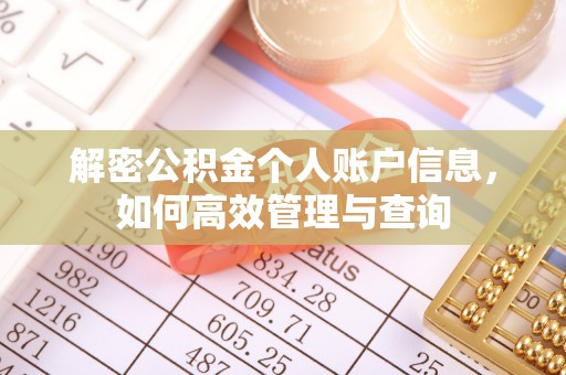 福绵解密公积金个人账户信息，如何高效管理与查询