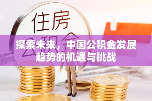 福绵探索未来，中国公积金发展趋势的机遇与挑战