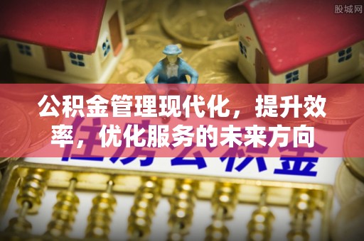 福绵公积金管理现代化，提升效率，优化服务的未来方向